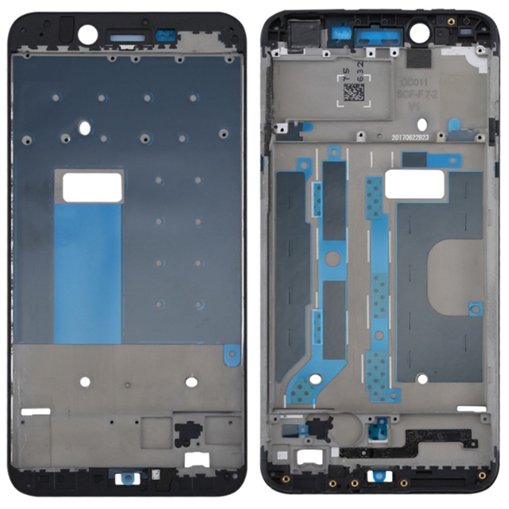 Front Housing Frame Spare Part (A Side) for OPPO A77 / F3 - Black-1