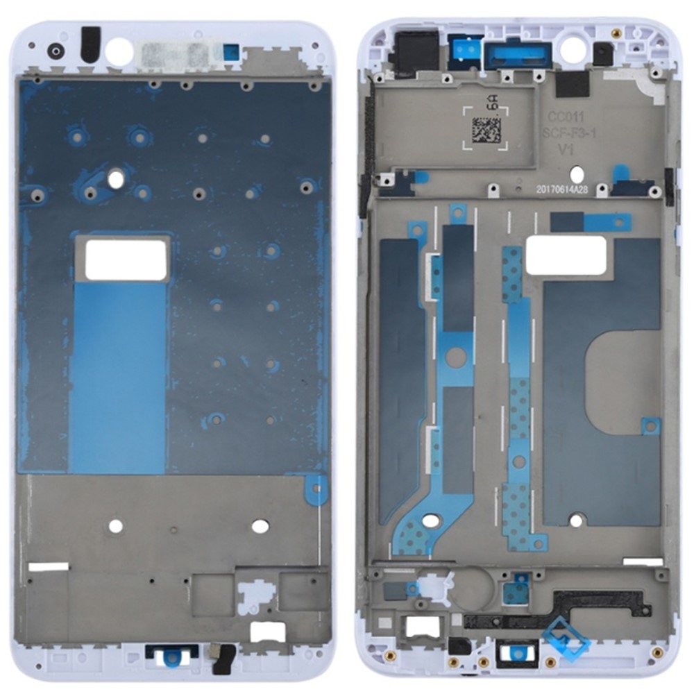 Front Housing Frame Spare Part (A Side) for OPPO A77 / F3 - White-1