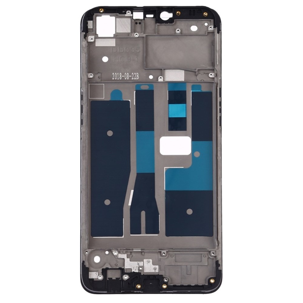 Front Housing Frame Spare Part (A Side) for OPPO A5 / A3s - Black-2