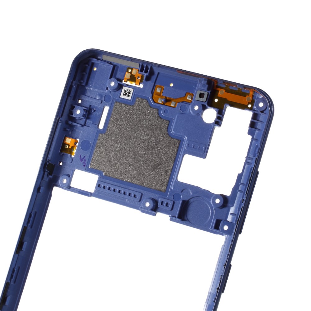 Pièce de Réparation du Cadre de Plaque Centrale OEM Pour Samsung Galaxy A21s A217 - Bleu