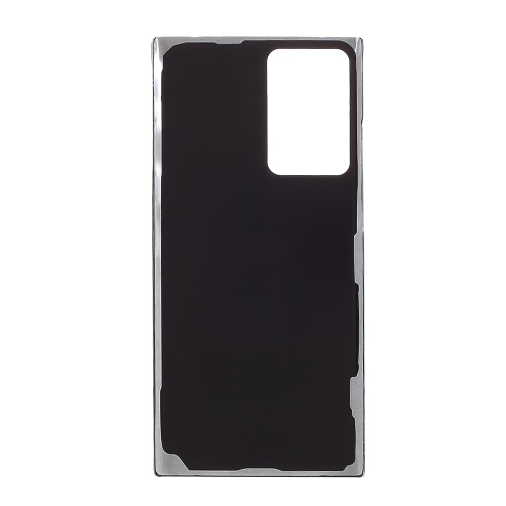Tampa Da Caixa Da Bateria De Vidro Com Etiqueta Adesiva Para Samsung Galaxy Note20 Ultra-N985 N986 - Preto-3