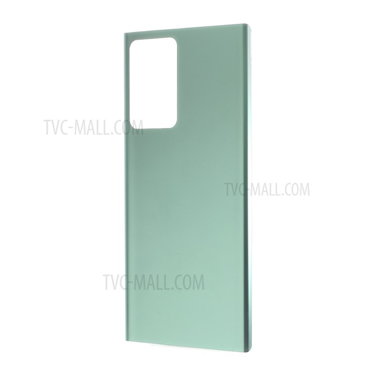 Glasbatteriegehäusedeckel Mit Anhaftenden Aufklebern Für Samsung-Galaxie Note20 Ultra N985 N986 - Grün-2