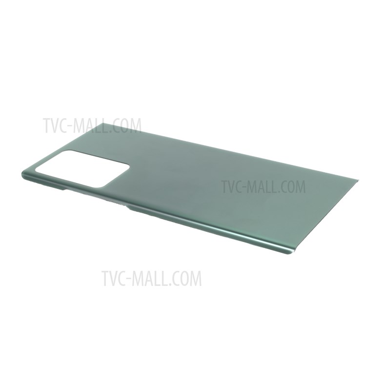 Glasbatteriegehäusedeckel Mit Anhaftenden Aufklebern Für Samsung-Galaxie Note20 Ultra N985 N986 - Grün-4