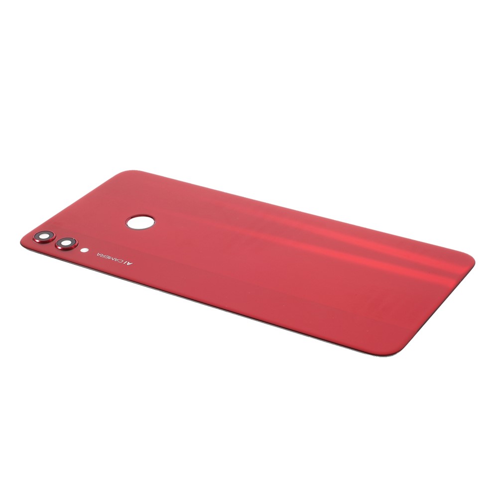 OEM Battery Cover with Adhesive Sticker + Camera Lens Ring Cover for Huawei Honor 8X - Red-2