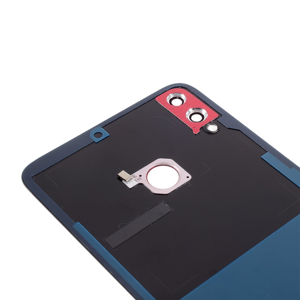 OEM Battery Cover with Adhesive Sticker + Camera Lens Ring Cover for Huawei Honor 8X - Red-5
