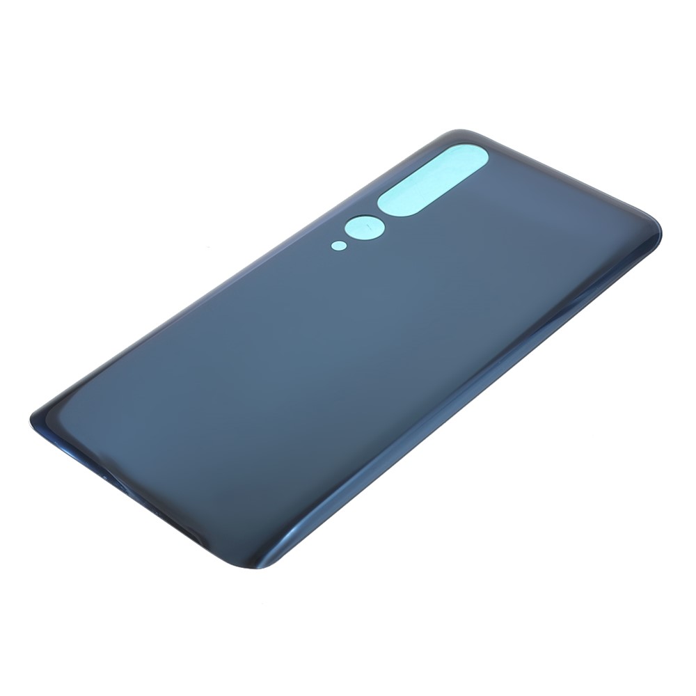 Back Battery Housing Cover Replacement (without Logo) for Xiaomi Mi 10 5G - Titanium Silver Black-4