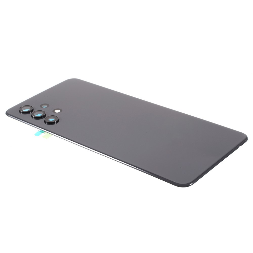 OEM Back Battery Housing Cover with Adhesive Sticker Rear Camera Lens Cover for Samsung Galaxy A32 4G A325 - Black-4