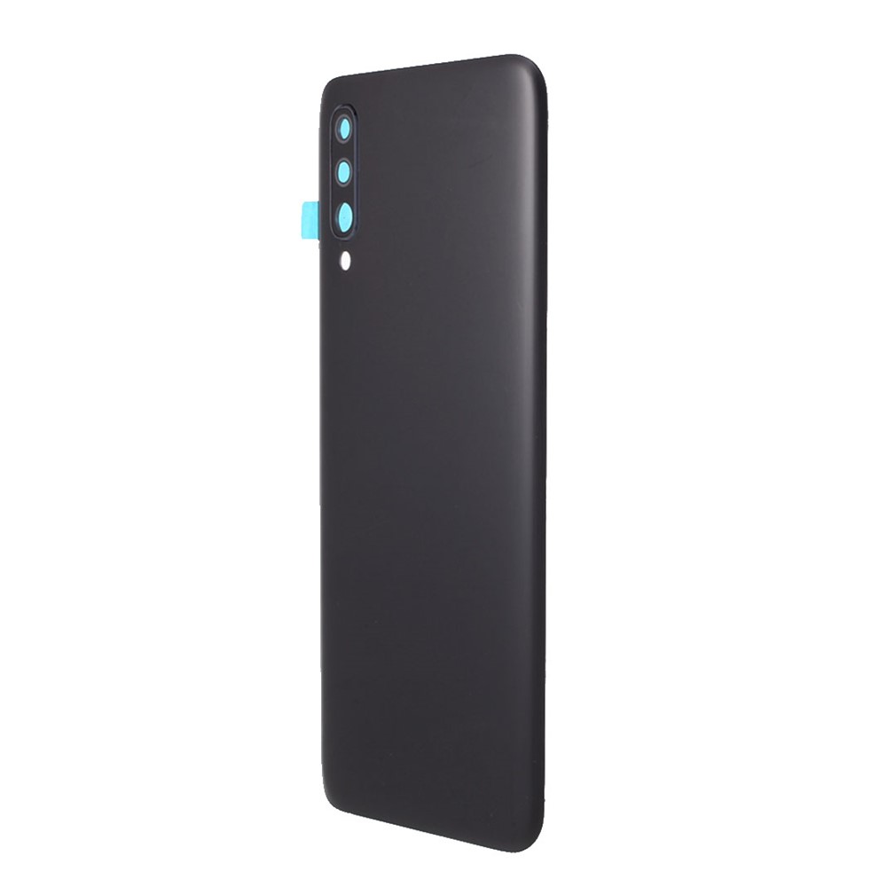 Back Battery Housing with Camera Ring Lens Cover Part (without Logo) for Samsung Galaxy A50 - Black-2