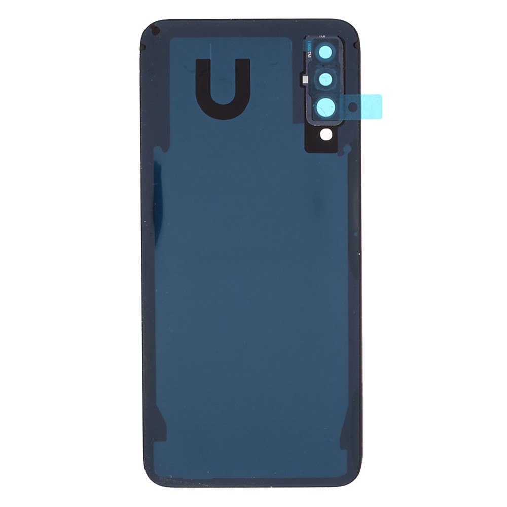 Back Battery Housing with Camera Ring Lens Cover Part (without Logo) for Samsung Galaxy A50 - Black-3