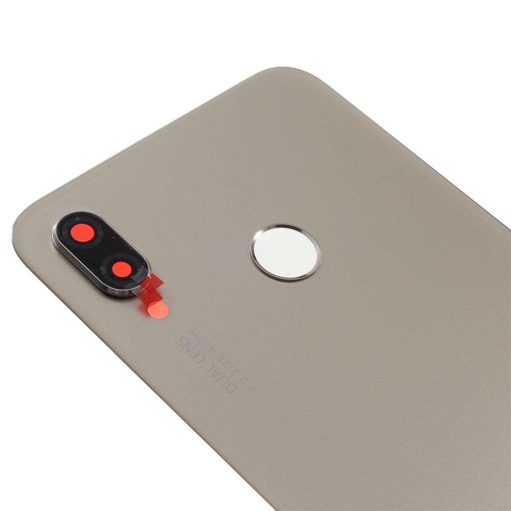 Back Battery Housing Cover with Camera Ring Lens Cover Part (without Logo) for Huawei P20 Lite (2018)/Nova 3e (China) - Gold-2