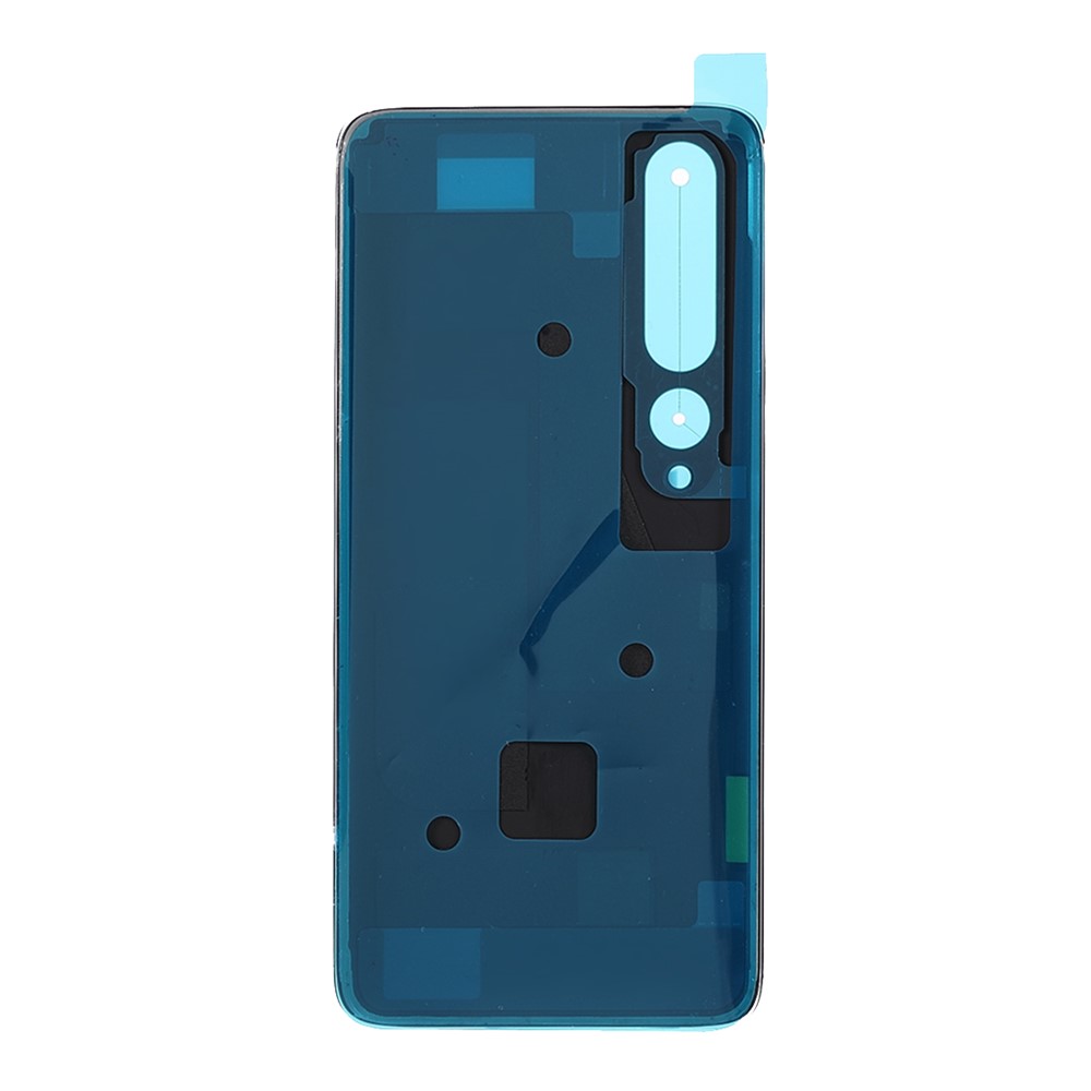 OEM Battery Door Cover Part Replacement for Xiaomi Mi 10 5G - Titanium Silver Black-3