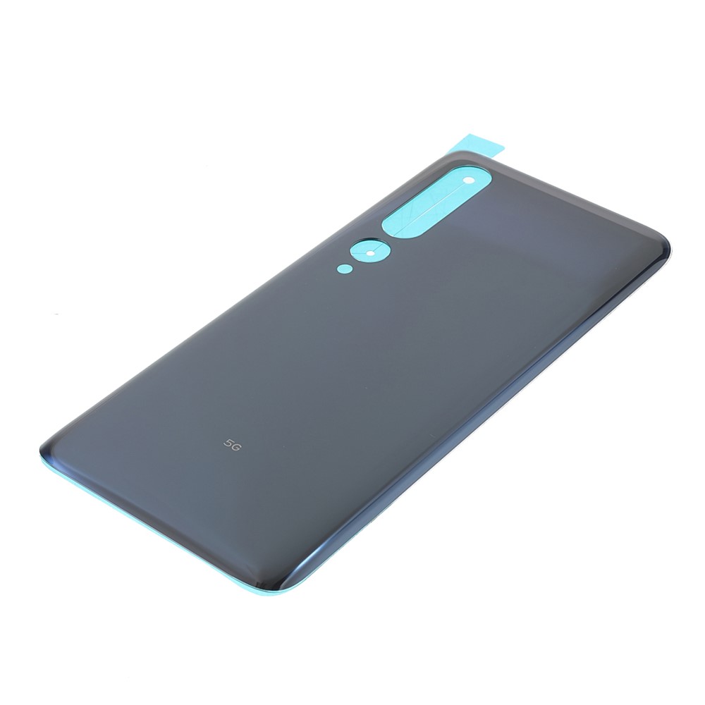 OEM Battery Door Cover Part Replacement for Xiaomi Mi 10 5G - Titanium Silver Black-4