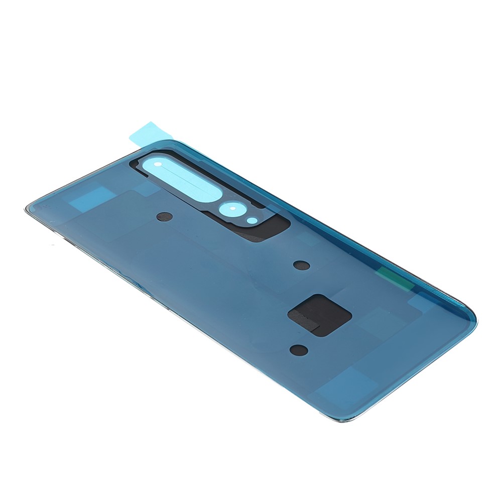 OEM Battery Door Cover Part Replacement for Xiaomi Mi 10 5G - Titanium Silver Black-6