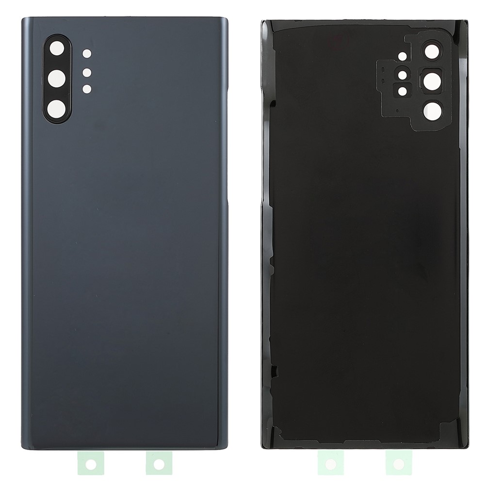 Back -batterie -gehäuseabdeckung Mit Kamera -ringlinsenabdeckung (ohne Logo) Für Samsung Galaxy Note 10 Plus - Schwarz