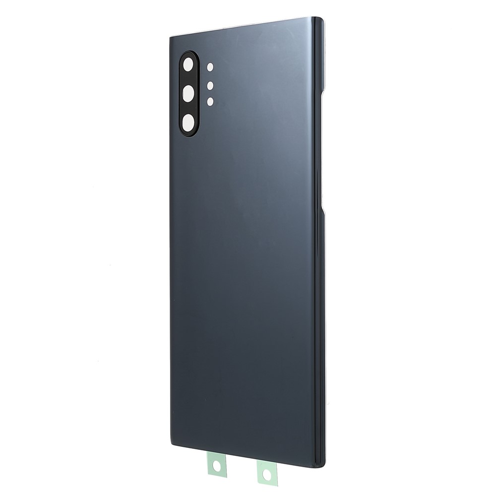 Couvercle de Carter de Batterie Arrière Avec la Pièce de Couvercle de la Lentille de la Caméra (sans Logo) Pour Samsung Galaxy Note 10 Plus - le Noir