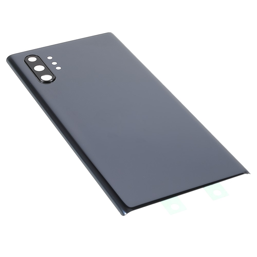 Couvercle de Carter de Batterie Arrière Avec la Pièce de Couvercle de la Lentille de la Caméra (sans Logo) Pour Samsung Galaxy Note 10 Plus - le Noir