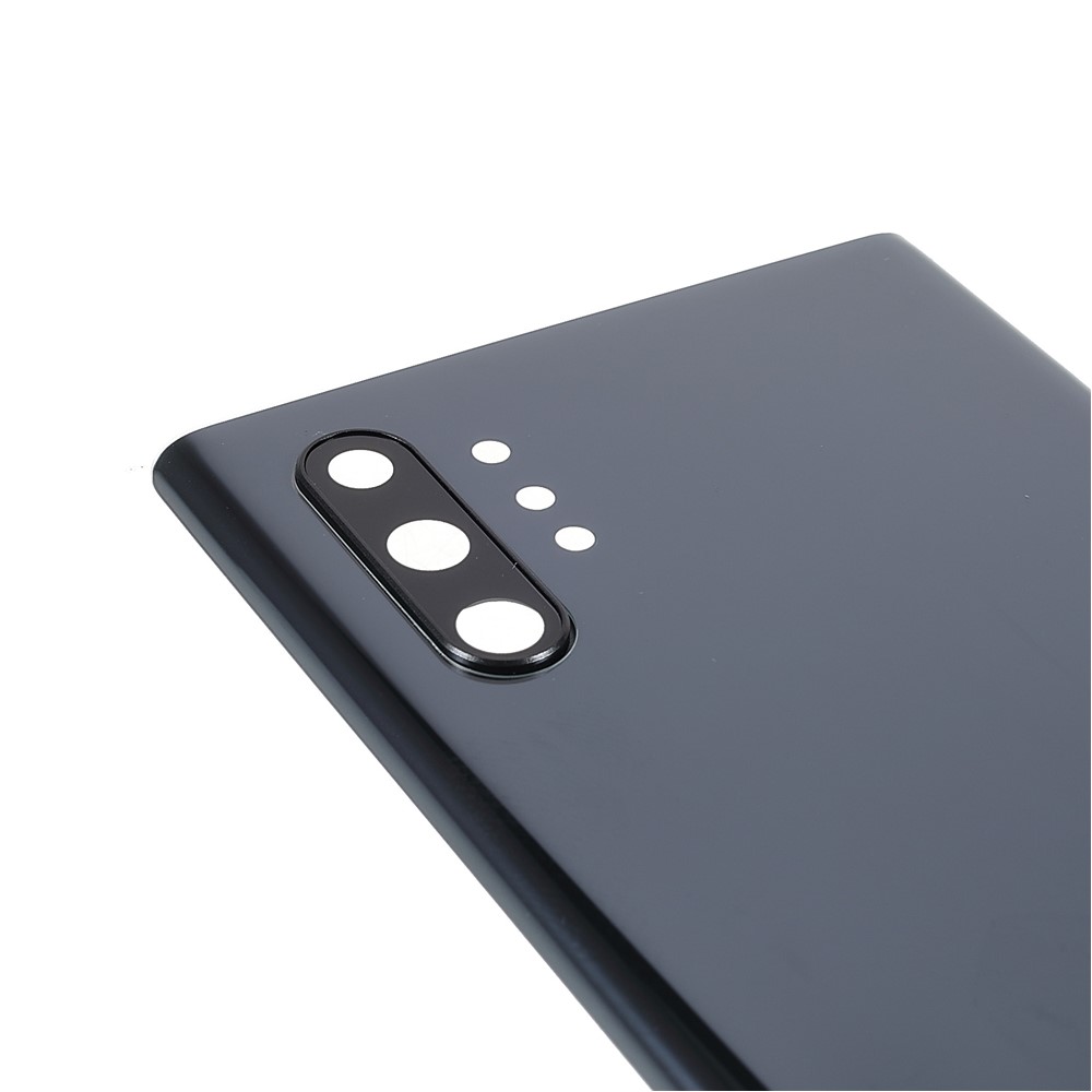 Back Battery Housing Cover with Camera Ring Lens Cover Part (without Logo) for Samsung Galaxy Note 10 Plus - Black-5