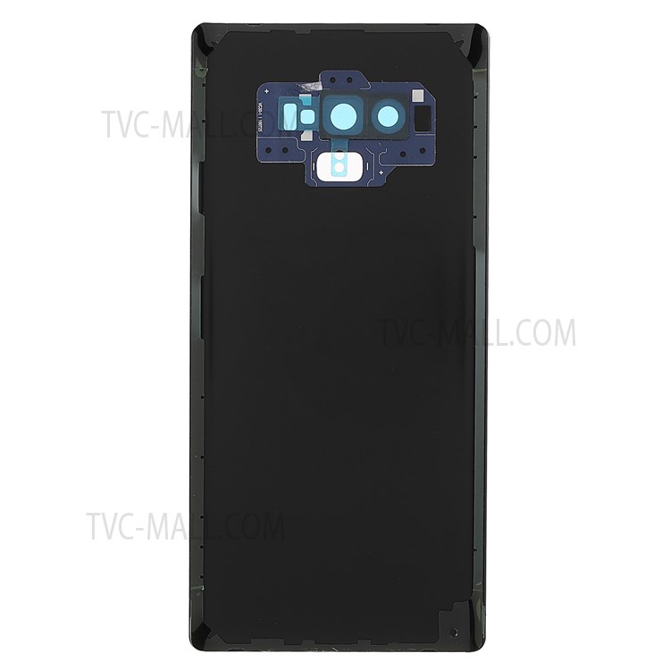Back Battery Housing Cover with Camera Ring Lens Cover Part (without Logo) for Samsung Galaxy Note9 N960 - Blue-3