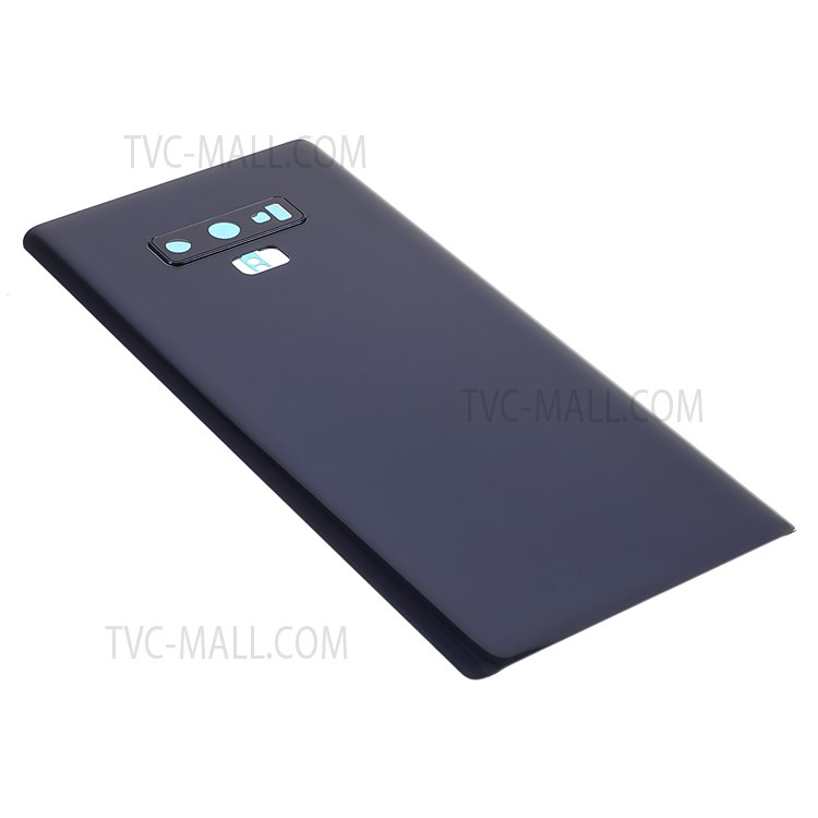 Back Battery Housing Cover with Camera Ring Lens Cover Part (without Logo) for Samsung Galaxy Note9 N960 - Blue-4