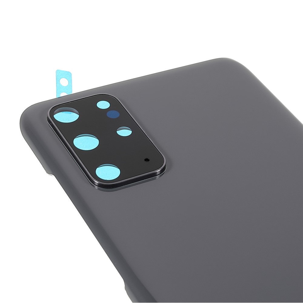 Housing Battery Door Back Cover Replacement Parts with Camera Ring Cover (without Logo) for Samsung Galaxy S20 Plus - Grey-5