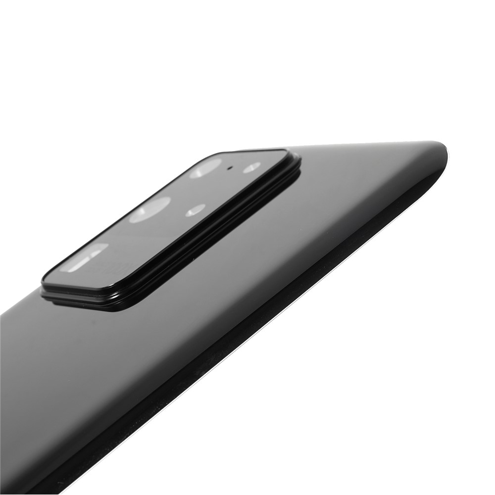 Housing Battery Door Back Cover Replacement Parts with Camera Ring Cover (without Logo) for Samsung Galaxy S20 Ultra 5G - Black-7