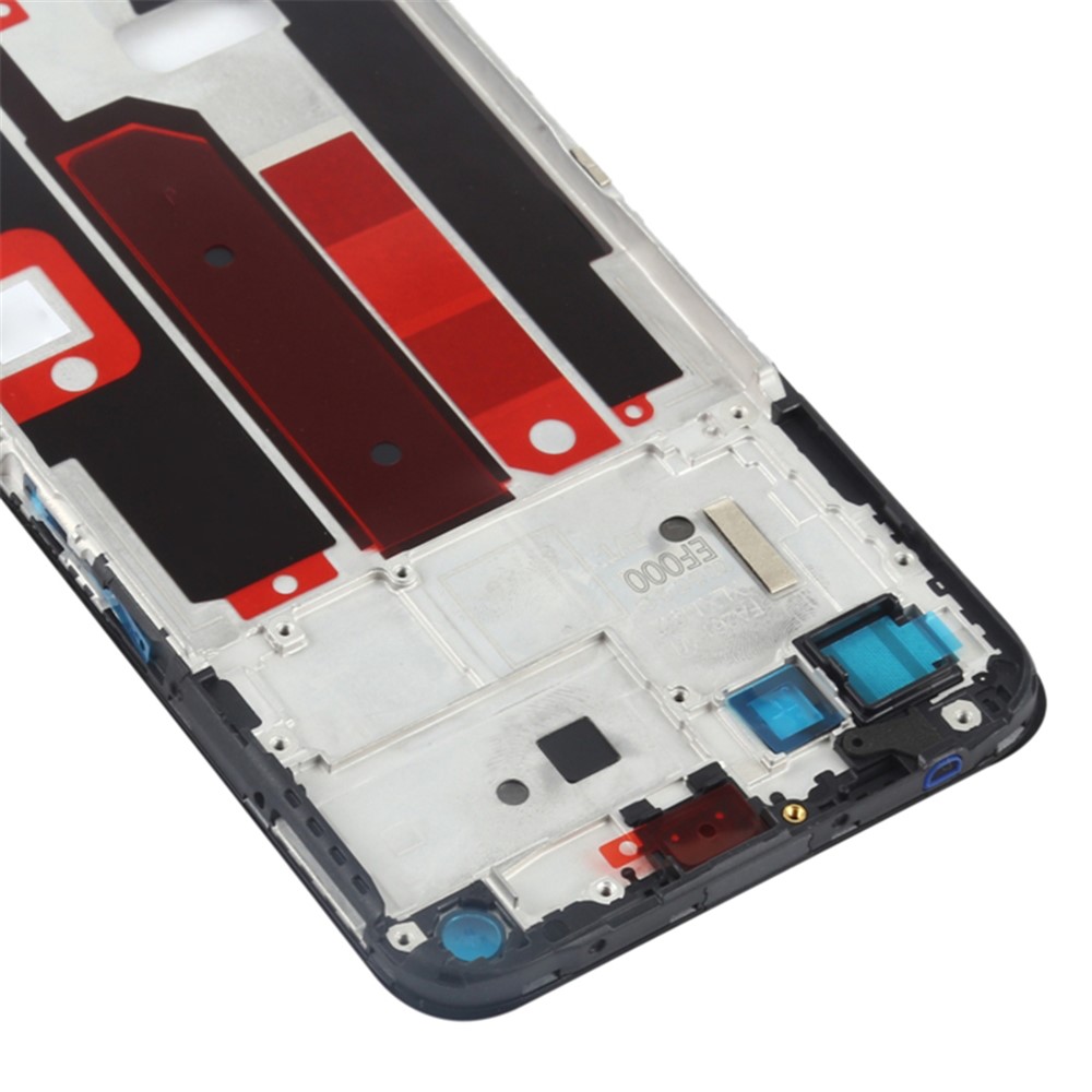 For Oppo A93 CPH2121 Middle Plate Frame Repair Part (A-Side) (without Logo) - Black-4