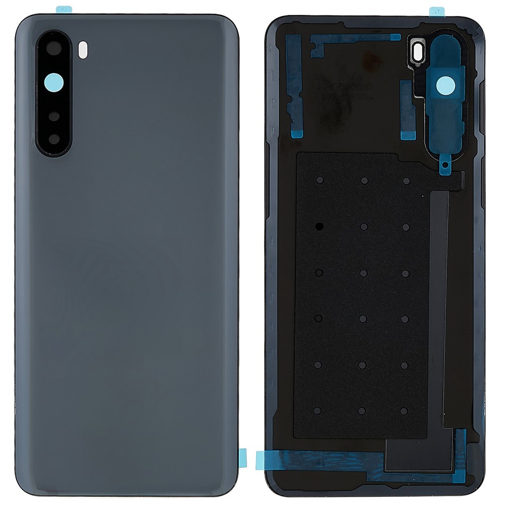 For OnePlus Nord OEM Battery Housing Cover Repair Part + Camera Lens Cover - Black-1