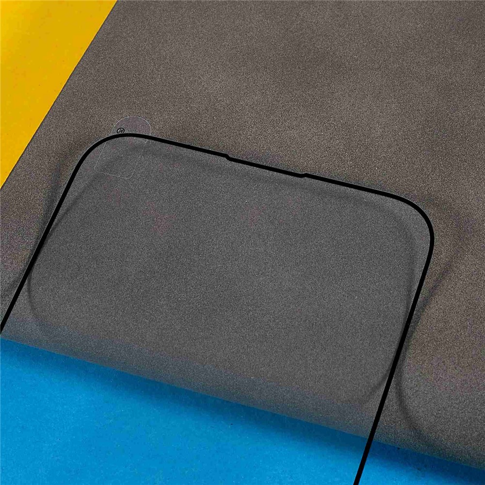For iPhone 14 Pro Max 6.7 inch Secondary Strengthening Full Glue Full Covering Silk Printing High Aluminum-silicon Glass Phone Screen Protector-3