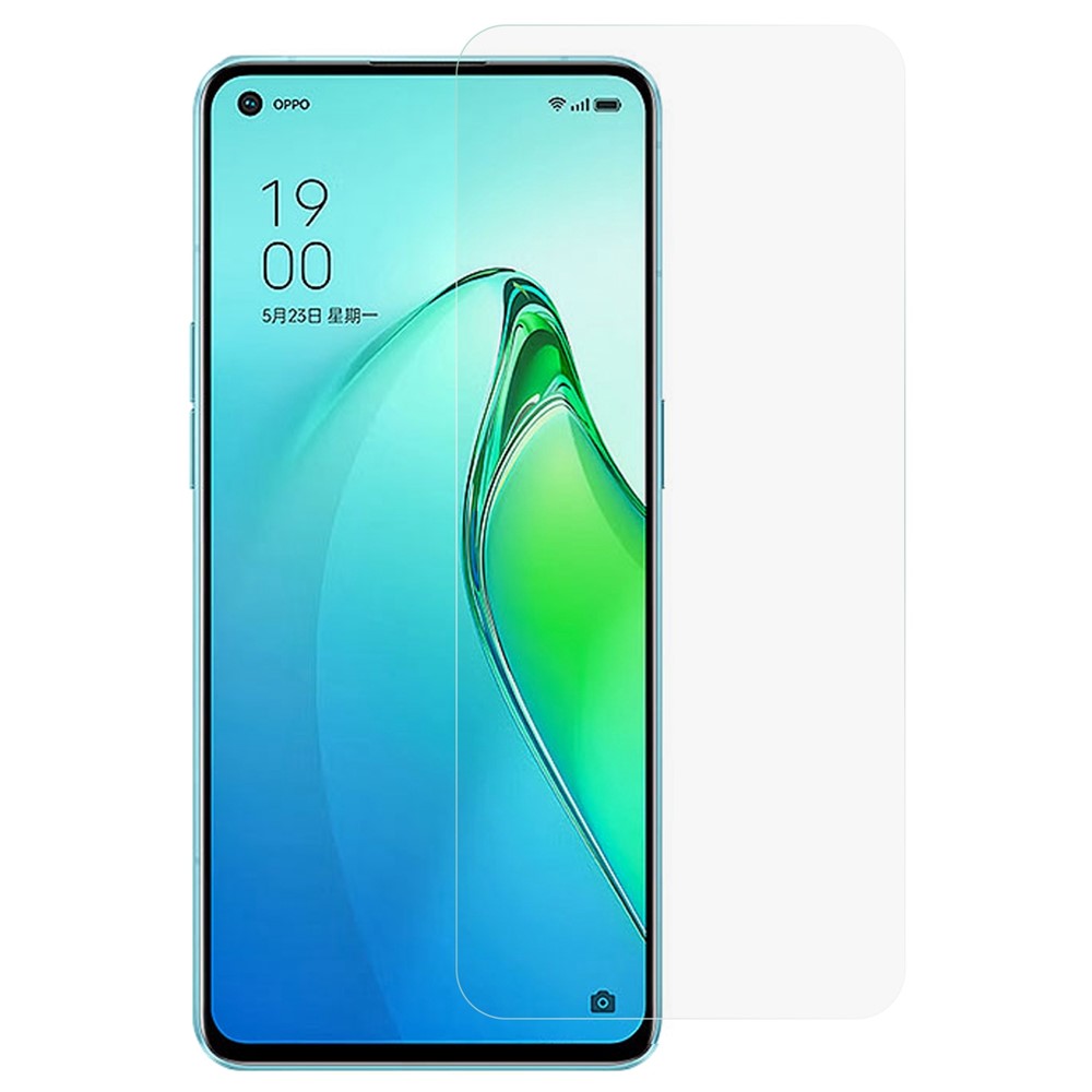 For Oppo Reno8 Pro 5G High Transmittance 2.5D Arc Edge High Aluminum-silicon Glass Phone Screen Protector Film-1