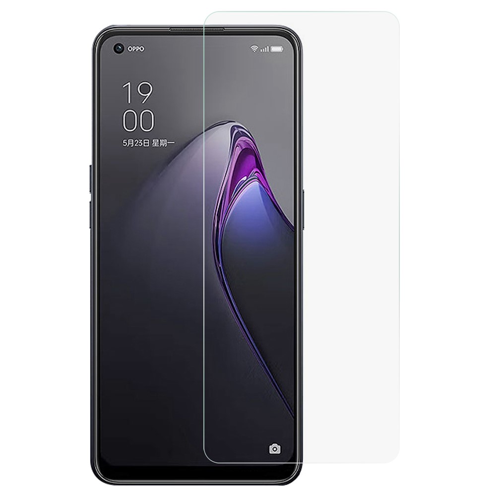For Oppo Reno8 5G 0.25mm Arc Edge Ultra Clear Tempered Glass Screen Protector Anti-wear Film-1