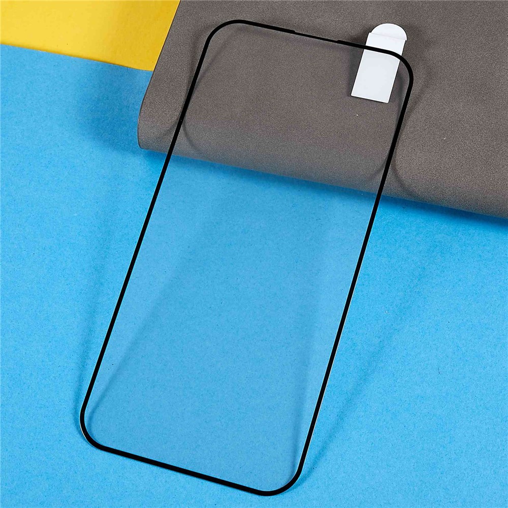 Phone Screen Protector for iPhone 14 Pro Max 6.7 inch, Silk Printing Full Coverage Scratch-resistant HD Clear Full Glue Tempered Glass Film-3