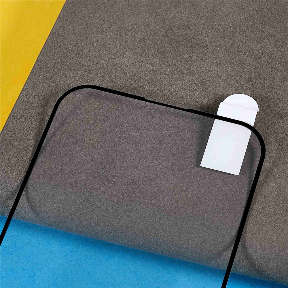 Phone Screen Protector for iPhone 14 Pro Max 6.7 inch, Silk Printing Full Coverage Scratch-resistant HD Clear Full Glue Tempered Glass Film-4