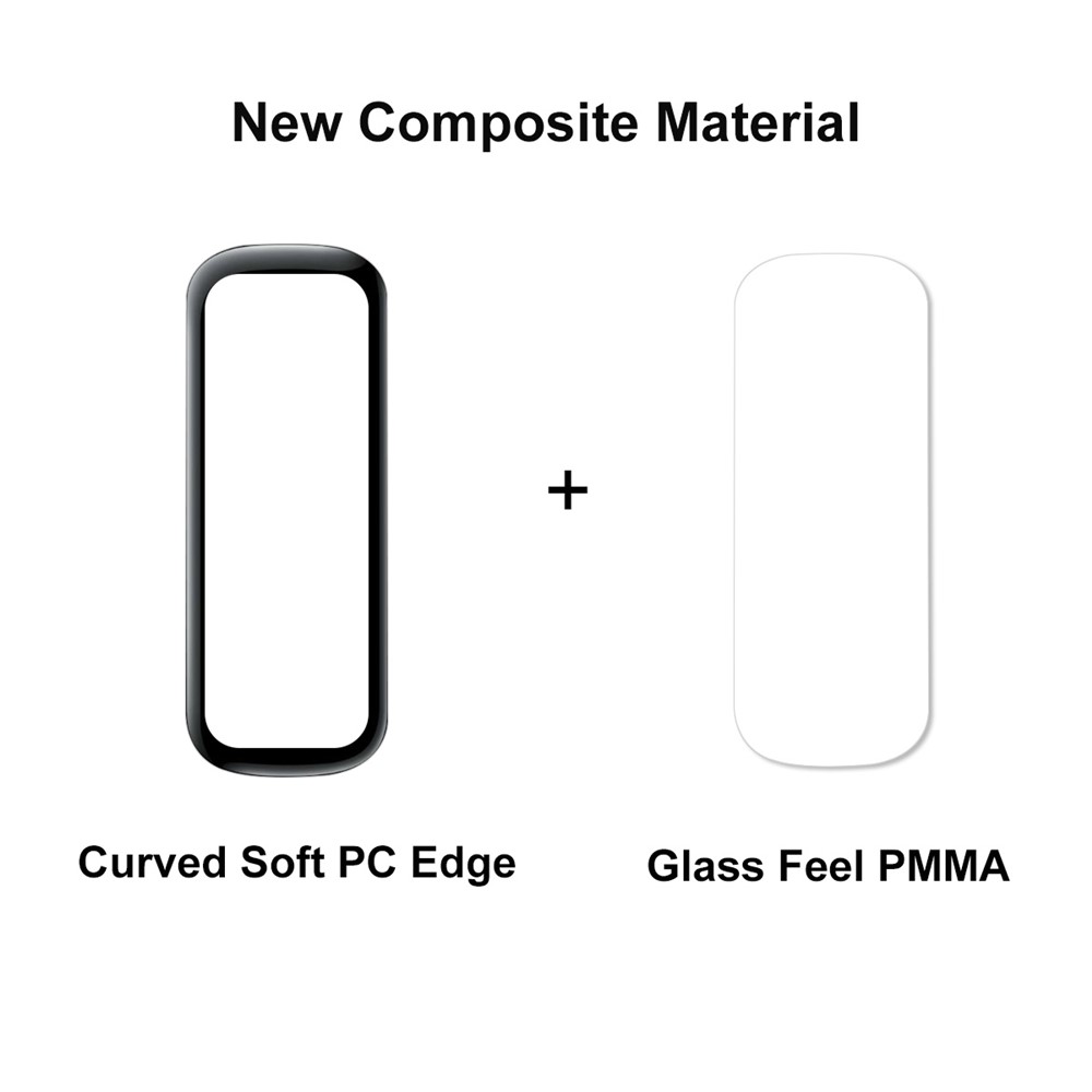 ENKAY HAT-PRINCE Full Screen Watch Protector for Samsung Galaxy Fit2, 3D Curved Soft PC Edge + PMMA HD Clear Film-3
