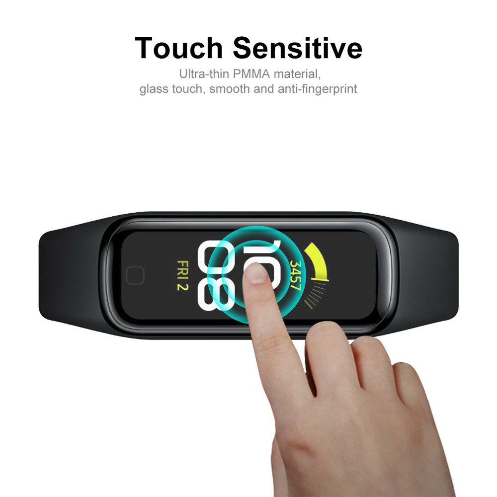 ENKAY HAT-PRINCE Full Screen Watch Protector for Samsung Galaxy Fit2, 3D Curved Soft PC Edge + PMMA HD Clear Film-4