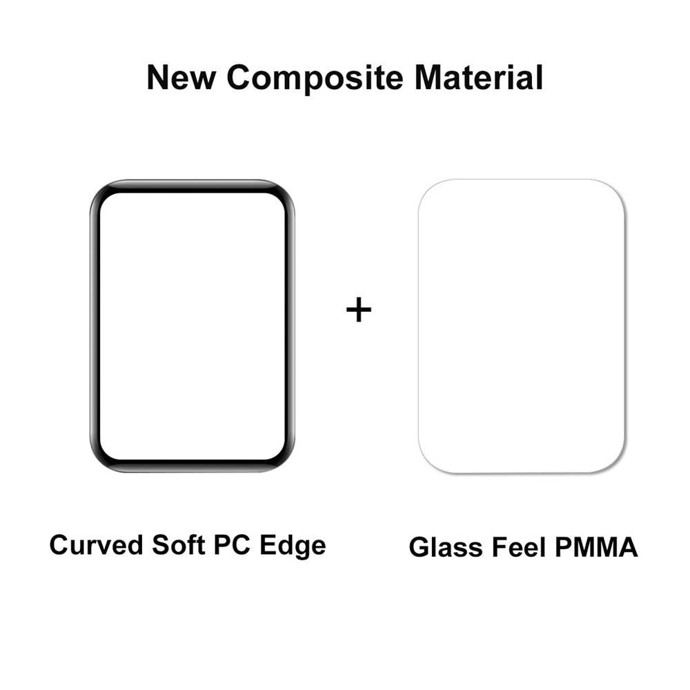 ENKAY HAT-PRINCE HD Clear Full Screen Protector for Huawei Watch Fit 2, 3D Curved Soft PC Edge + PMMA Film-3