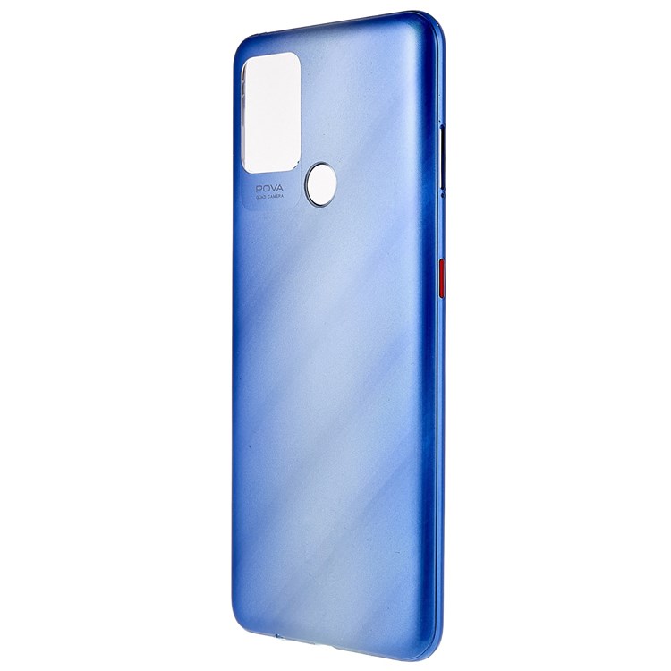 For Tecno Pova 4G Back Battery Housing Cover Replacement - Blue-3