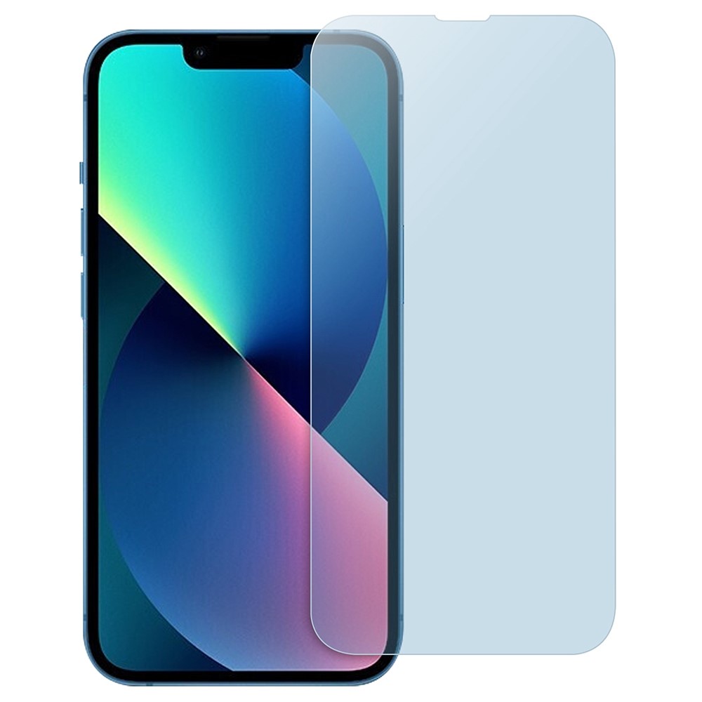 Anti-blue-ray AGC Tempered Glass Film for iPhone 14 6.1 inch, Explosion-proof Anti-glare Full Screen Protector-1