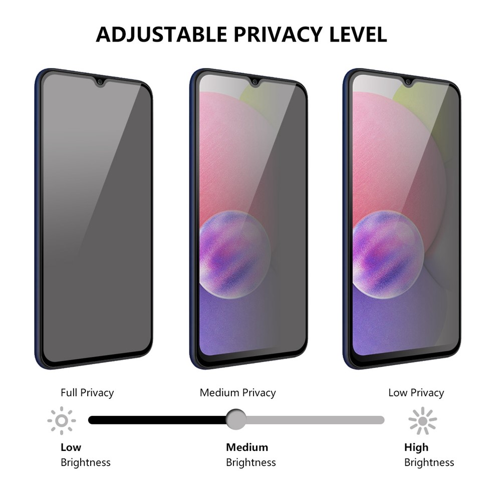 ENKAY HAT PRINCE 2Pcs / Set For Samsung Galaxy M13 5G / M23 5G / F23 5G / M33 5G (Global Version) Tempered Glass Film 28 Degree Anti-spy Full Screen Protector-3