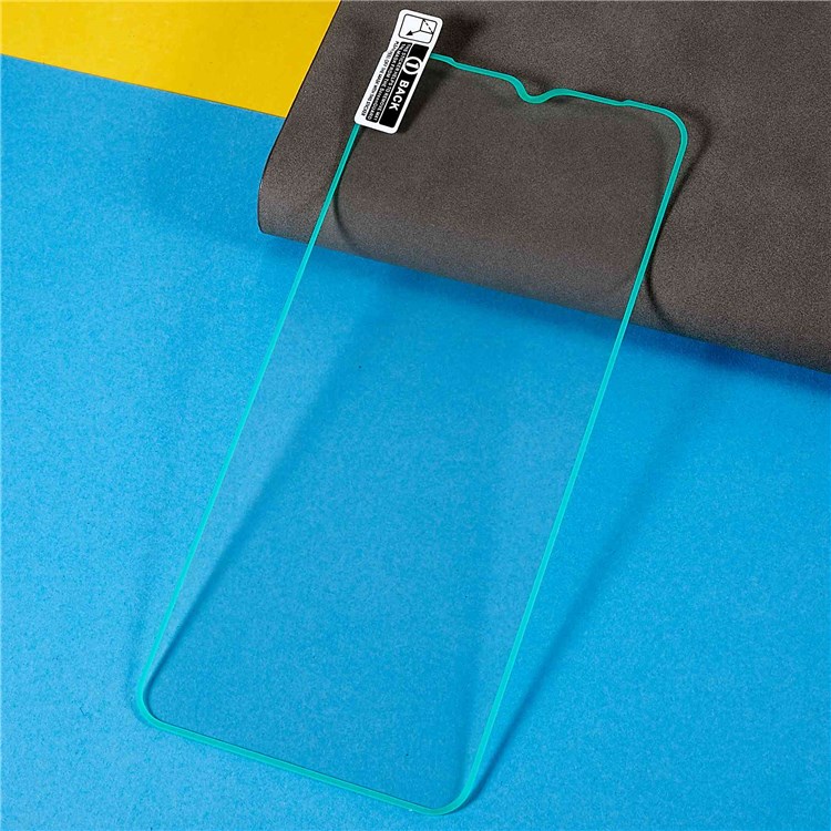 For Samsung Galaxy A13 4G Luminous Screen Protector Anti-explosion Full Covering Anti-scratch Tempered Glass Protective Film - Cyan-6