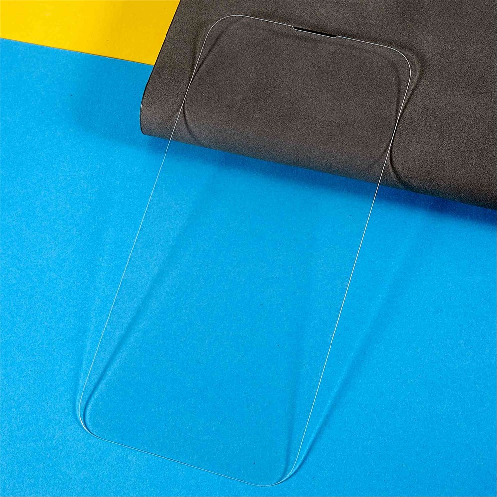 For iPhone 14 Pro Max 6.7 inch Ultra Clear High Aluminum-Silicone Screen Protector Dust-proof Full Covering Anti-scratch Tempered Glass Film-4