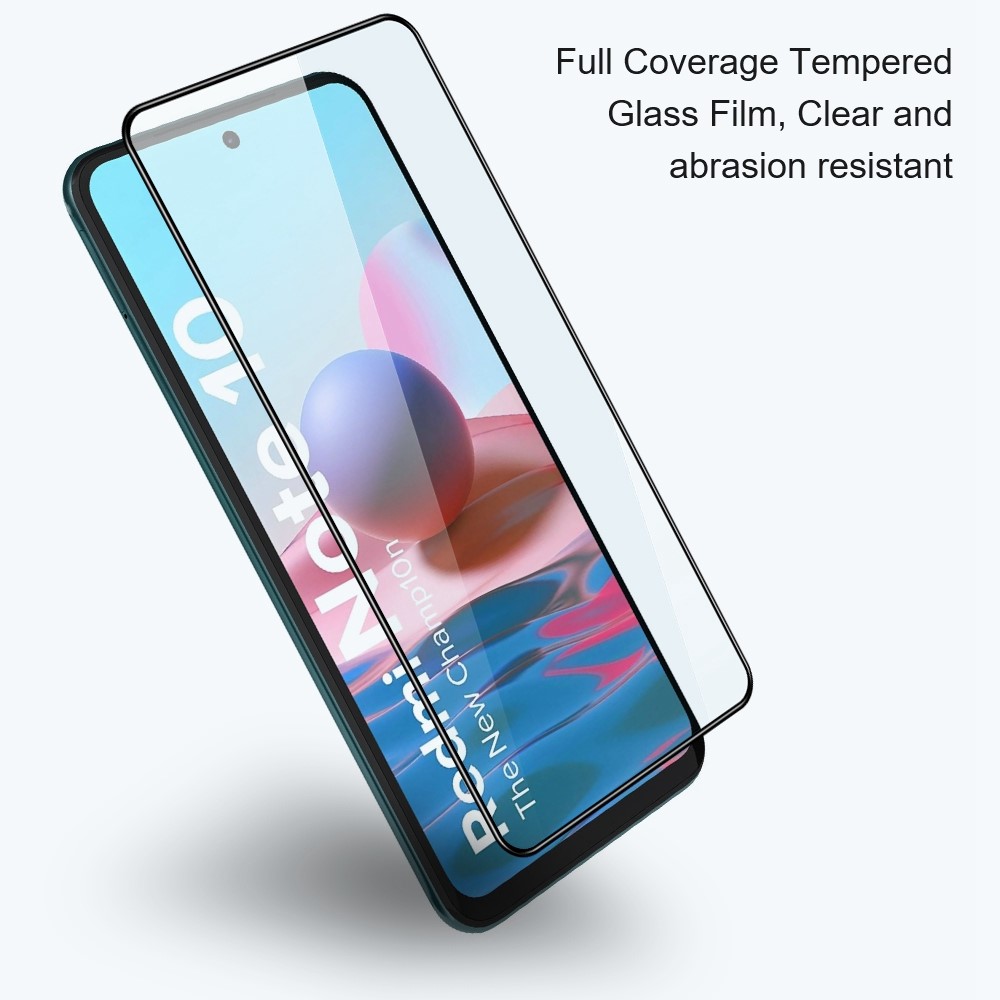 AMORUS For Xiaomi 12 5G / 12X 5G / 12S 5G Full Screen Protector Tempered Glass 3D Curved Edges Full Glue Screen Film Silk Printing Edge - Black-4