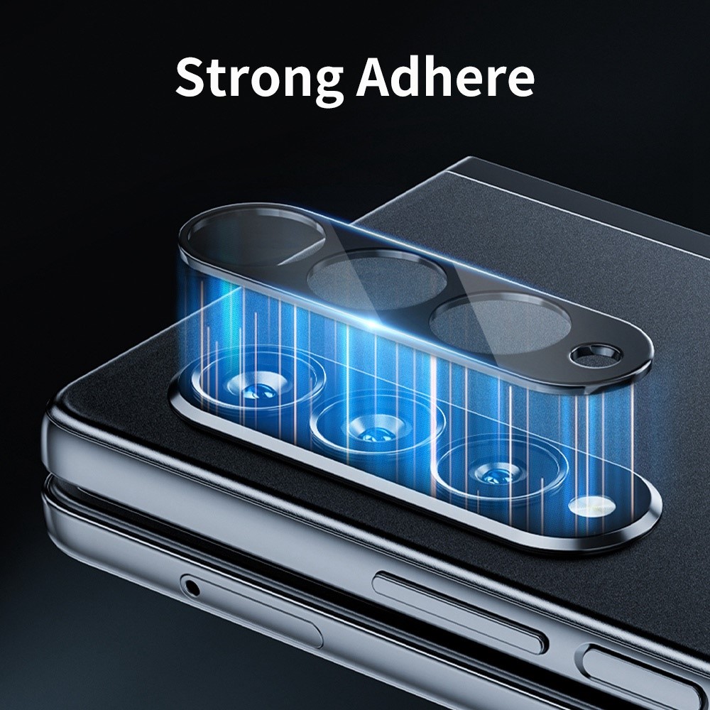 ENKAY HAT-PRINCE 2Pcs / Set Camera Lens Protector for Samsung Galaxy Z Fold4 5G, Ultra HD Clear Tempered Glass Full Cover Protective Film-3