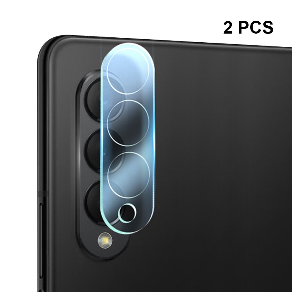 ENKAY HAT-PRINCE 2Pcs / Set Camera Lens Protector for Samsung Galaxy Z Fold4 5G, Ultra HD Clear Tempered Glass Full Cover Protective Film-5