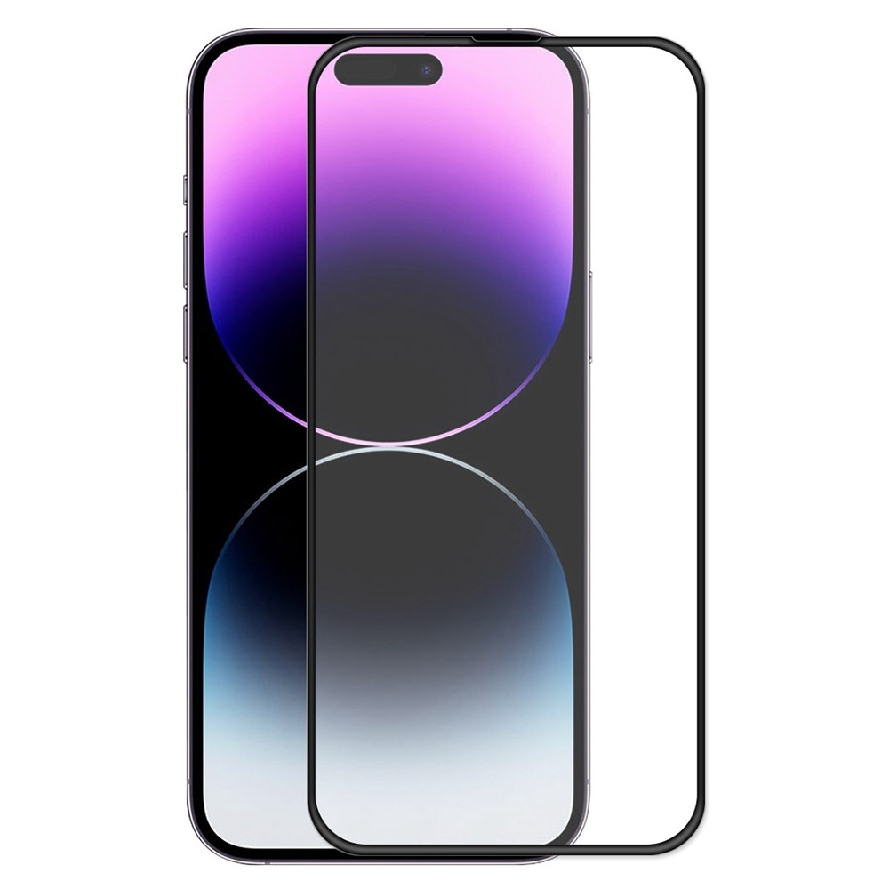 ENKAY HAT PRINCE For iPhone 14 Pro 6.1 inch Full Cover Ultra Clear Tempered Glass Anti-scratch Full Glue Screen Protector-1