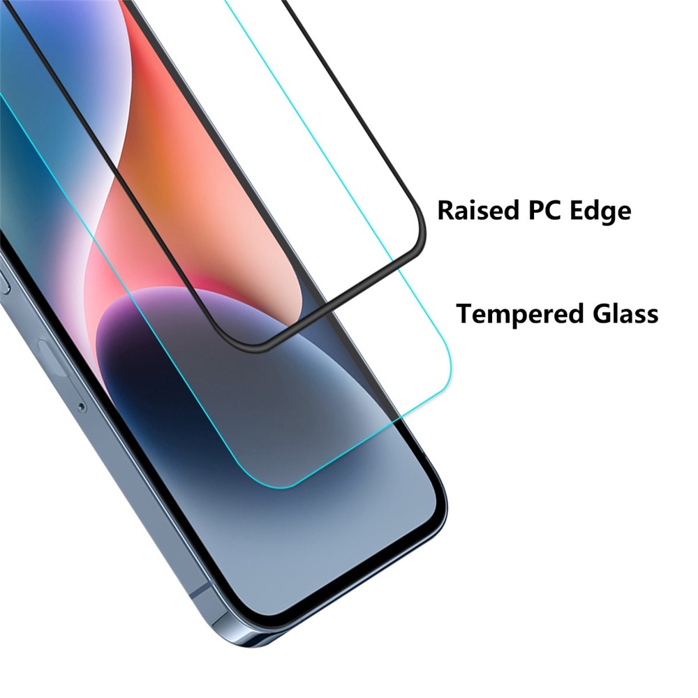 ENKAY HAT PRINCE 2Pcs / Pack for iPhone 14 Max 6.7 inch Full Glue Ultra Clear Tempered Glass Full Screen Protector-3