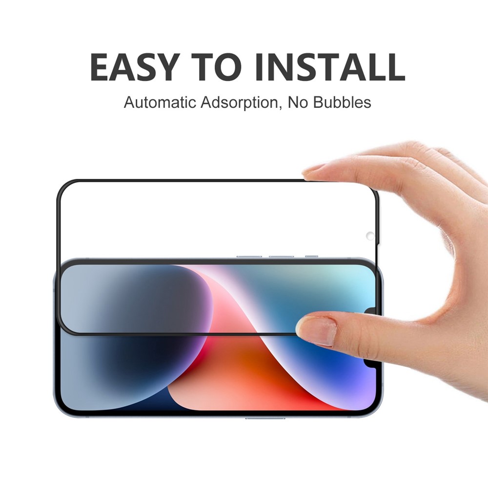 ENKAY HAT PRINCE For iPhone 14 Max 6.7 inch Tempered Glass Film Anti-drop Edge Explosion-proof Full Glue Full Screen Protector-4