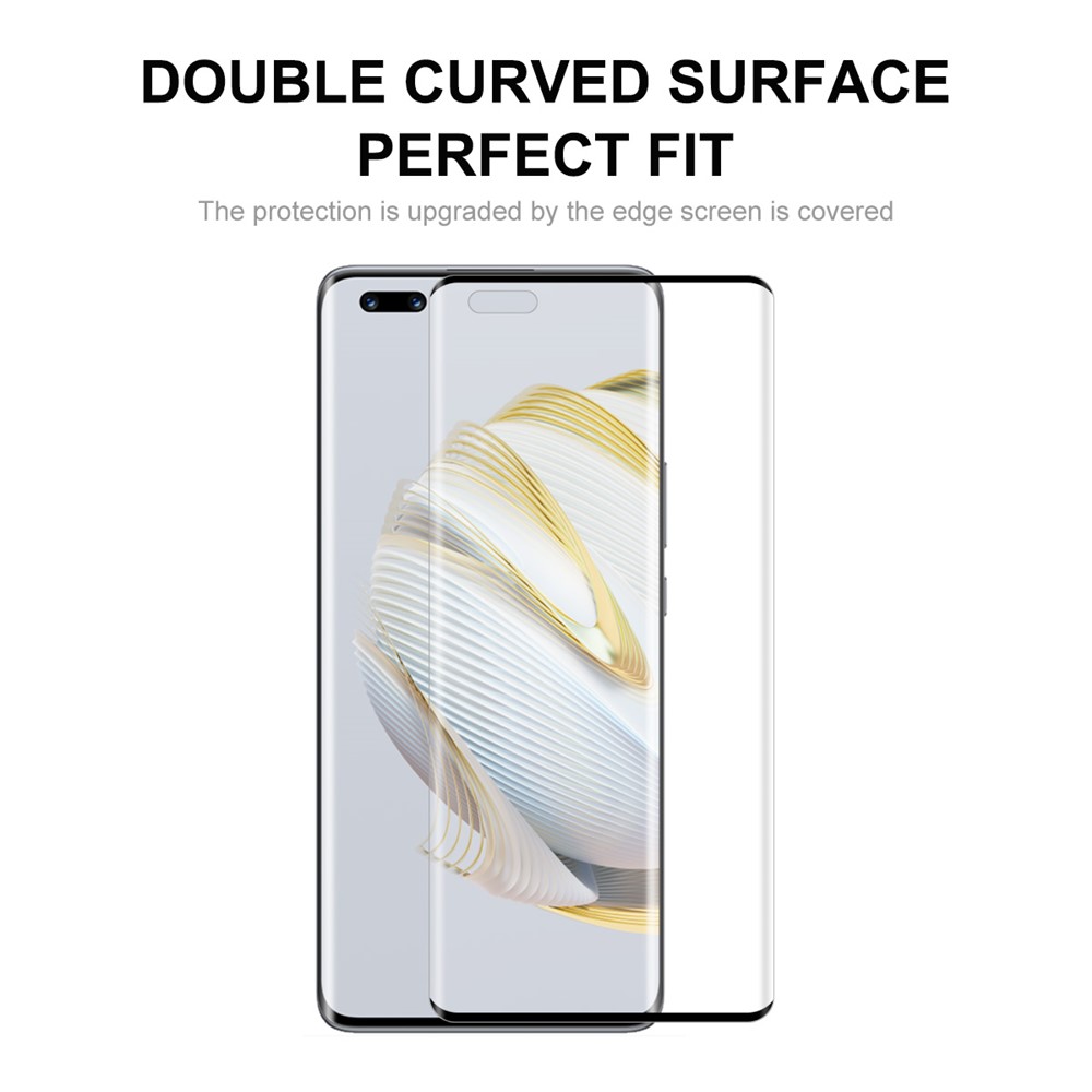 ENKAY HAT PRINCE 2Pcs / Set for Huawei nova 10 Pro 4G 3D Curved Full Screen Protector Anti-explosion Side Glue Tempered Glass Film-1
