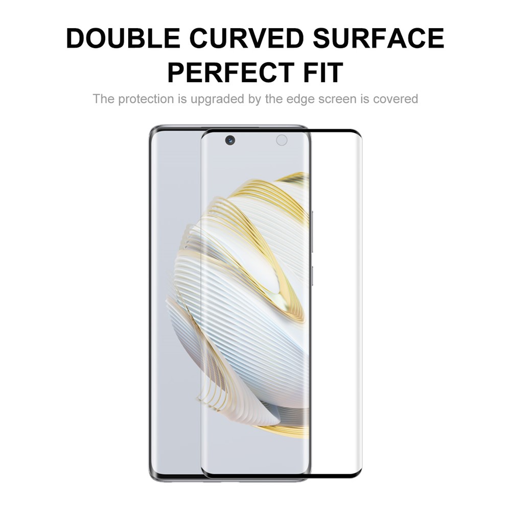 ENKAY HAT PRINCE For Huawei nova 10 4G Tempered Glass Film 3D Curved Side Glue HD Clear Full Screen Protector-2