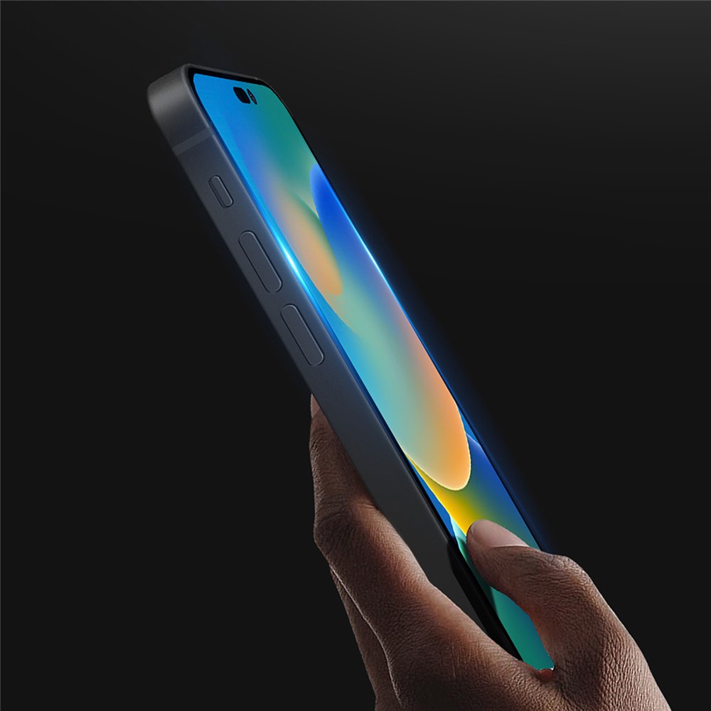 DUX DUCIS For iPhone 14 Pro Max 6.7 inch Medium Alumina Tempered Glass Screen Protector 0.33mm Full Glue Full Cover Explosion-proof Film (10D)-4