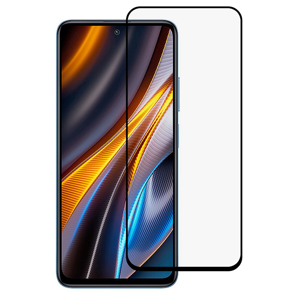 RURIHAI for Xiaomi Poco X4 GT 5G / Redmi Note 11T Pro 5G / Note 11T Pro+ 5G Full Screen Secondary Hardening Aluminum-silicon Glass Film, 2.5D HD Anti-abrasion Full Glue Screen Protector-1
